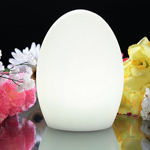 PK Green LED-Licht mit Farbwechsel im Ei-Design mit Akku 19 cm, weiß, 19cm Egg - 6