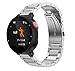 Produktbild Garmin Forerunner 220 230 235 630 620 735 Armband,SongNi® Luxury Fashion Stailess Steel Wrist Armband Bracelet Replacement Strap for Garmin Forerunner 220 230 235 630 620 735(Silver Stailess Steel)