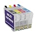 Produktbild APPS Folien Design T27 T2701 - T2704 Mini Ciss Nachfüllpatronen Auto Resetter kein original passend für Epson WF7110DTW WF7600 WF7610DWF WF7620DTWF