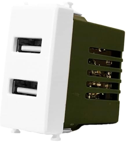 Lot De 2 Prises Murales USB C 3.1 A, Charge Rapide, Compatible