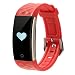 Produktbild Fitness Armband, Pulsuhr, das Beste Sports Uhr für Radsport und Fitness-Studio - Rot