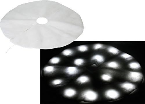 MAT TREE LIGHT SNOW WHITE 20 LED FAKE CHRISTMAS DECO