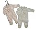 Premature Baby Scruffy Bear Sleepsuit - Pink or Blue - Tiny Baby - Pink (52-54 cm)