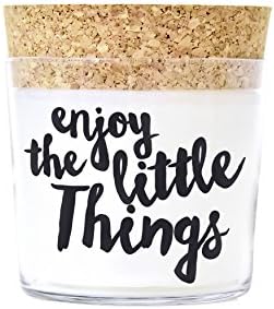 FEEL GOOD CANDLE - Scented Candle - ' Enjoy the little Things ' (Lavender)
