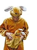 F29 L Känguru Kostüm Erwachsenenkostüm Kängurukostüm Karneval Fasching - 