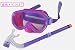 Produktbild Hivel Kinder Schnorchel Set Taucherbrille Tauchermaske Snorkeling Swimming Diving Schwimmbrille - Lila