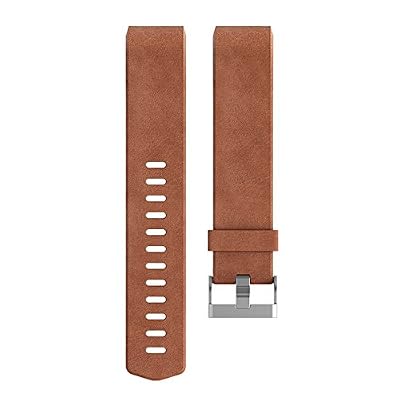 Fitbit bracelet cuir pour bracelet d'activité Charge 2, Mixte Adulte, Marron, Taille S