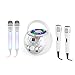 Produktbild auna SingSing weiß + Dazzl Mic Set weiß • Karaokeanlage • CD-Player • LCD-Display • Wiederholfunktion • 2 x Kara Dazzl Mikrofon und 2 x Mikrofon • LED Lichter am Mikrofon-Griff • 3m Kabel
