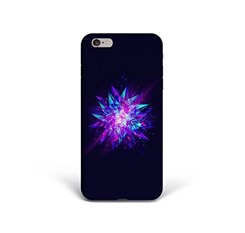 For iPhone 6 - iPhone 6s - Phone Back Case Hard Cover Custom Personalised Trendy Style Christmas Gift Present Abstract Modern Design Protective Plastic UK Brand Appfix Digital Art Star