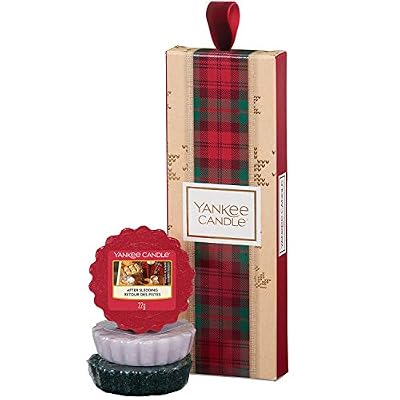 Yankee Candle Coffret cadeau Yankee Candle comportant 3 tartelettes de cire parfumées collection Alpine Christmas, emballage festif