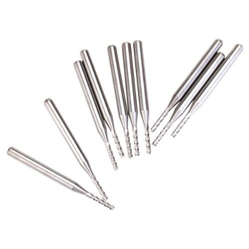 10Stk.Carbide PCB Schaftfraeser Fraeser 1.5mm - 5