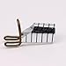 LHWY 5Pcs Reusable UV Gel Acrylic French Tips Nail Art Extension Guide Form Tool (Silver)