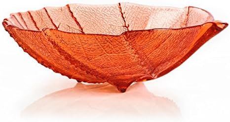 KVED® Fruit bowl Fruit plate / basket glass Home accessories Decoration European style modern living room fashion Creative Home coffee table decoration , orange
