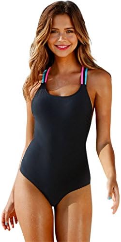 Women's Swimwear,Moonuy Girl One Piece Backless Bikini Beachwear Push-Up Padded Bra Fashion Casual Sexy Beach Swimsuit Bathing Suit For Ladies,Womens Underwear (Black, XL)