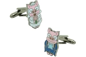 MasGemelos - Gemelos Cerditos Boda Simpsons Cufflinks
