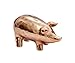 Produktbild Sparschwein Keramik Silber Kupfer XXS - XXL Spardose Schwein Hochzeit Geschenk Geburt Kind Taufe Geburtstag Baby Sparbüchse Auswahl Geldgeschenk Große Kleine Vintage (Mittel - Gravur bis 25 Zeichen, Kupfer)