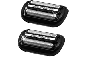 YAZIYIR Serie 5/6 53B Testina di ricambio compatibile con rasoi Braun Series 5/6, fogli da barba 5020CS, 5018S, 5035S, 5049CS, 5050CS, 6020S, 6040CS, 6075CC, 6072CC, 6090CC, 2 unità