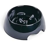 Petface Anti-Schling-Napf, klein schwarz