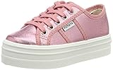  Victoria Barcelona Lona Metalizada, Zapatillas Altas para Niñas, (Rosa 42), 33 EU