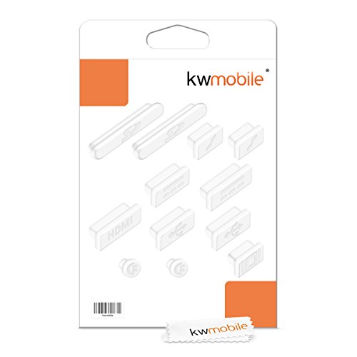 kwmobile 12x Tap  n Anti-Polvo para Apple MacBook Pro 13  15  Retina Air 11  13  a Partir de Mediados de 2011 - Mediados de 2016  - Tapas Protectoras  Anti-Suciedad  para Ranuras de Ordenador port  til