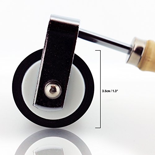 100 mm Gummi Roller Walze für Siebdruck Leinen Blockdruck von Curtzy TM - 3