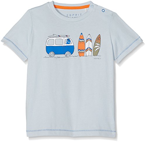 ESPRIT Baby-Jungen T-Shirt, Weiß (Pastel Blue 412), 62