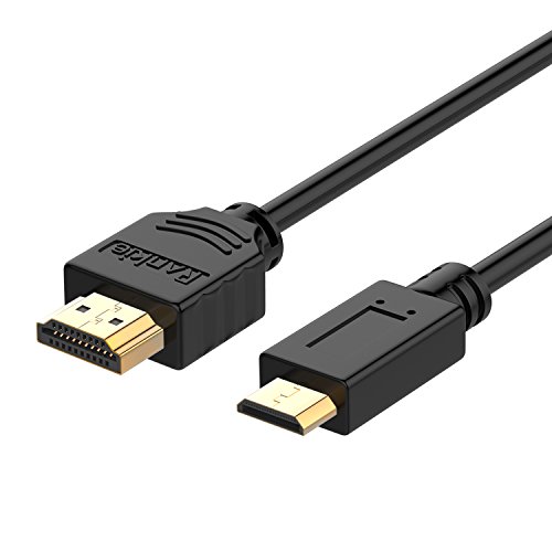Mini HDMI auf HDMI, Rankie 3m Hochgeschwindigkeits Mini-HDMI zu HDMI Kabel (Schwarz) - R1110B
