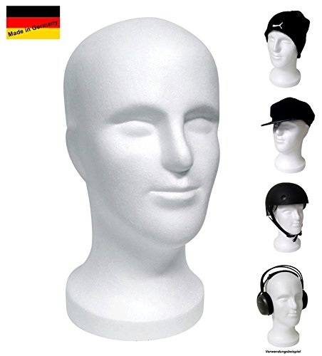FP Styroporkopf SAM - ca. 33 cm weiss - TOP Markenqualität