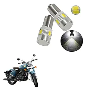 Vagary SMD 6led White Motorcycle Bikes Parking Light Pilot Lamp Bulbs for Royal Enfield Classic 350 Signals