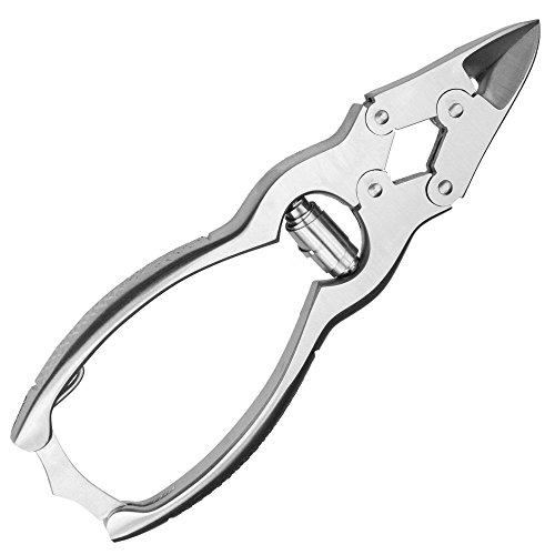 Nagelzange für starke Fußnägel – gebogene Schneide – doppelt übersetzt – Gesamtlänge 16 cm - 3