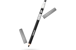 Pupa Matita Occhi Multiplay Deep Black - Triplo Uso Eyeliner, Ombretto e Kajal - Adatta per Occhi sensibili e Lenti a contatto (Colore 09 Deep Black) Formato 1,2 g