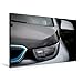 Produktbild Calvendo Premium Textil-Leinwand 75 cm x 50 cm Quer, BMW i3 | Wandbild, Bild auf Keilrahmen, Fertigbild auf Echter Leinwand, Leinwanddruck Orte Orte