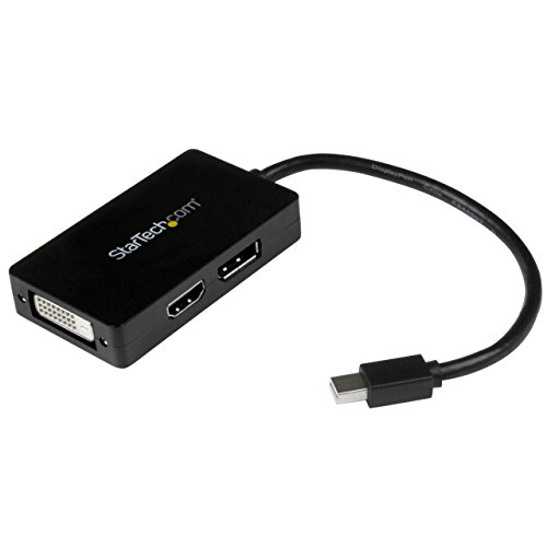 StarTech.com Mini DisplayPort auf DisplayPort/ DVI/ HDMI Adapter mit bis zu 2560x1600 / mini DP Stecker/ DVI-D Buchse auf HDMI Buchse