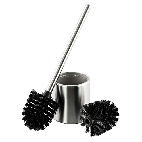 bremermann® WC-Garnitur, WC-Bürste, Edelstahl matt, Glas - 2