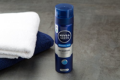 NIVEA Men, 2er Pack Rasiergel für Männer, 2 x 200 ml Spender, Original-Mild - 6