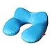 Produktbild SNDJVEIQS Nackenhörnchen Schlaf-Kissen-U-Form-Reise-Kissen für Flugzeug-aufblasbares Hals-Kissen-Reise-Zusatz-bequemes Hauptgewebe