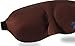 Eye Mask Eyepatch Blindfold Shade Sleep Aid Cover Light Guide Relax COFFEE