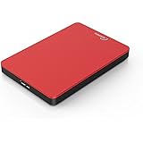 Sonnics 640GB Red External Portable Hard drive USB 3.0 super fast transfer speed for use with Windows PC, Apple Mac, Smart tv, XBOX ONE & PS4