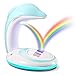 Produktbild kekai Regenbogen projektor,ideales Kinder Nachtlicht, wiederaufladbares LED regenbogenlicht Besser schlafen für Kinder - Delphin (USB Powered)