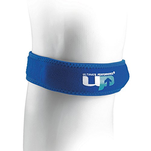 Ultimate Performance Patella - Fascia di Supporto per Ginocchia con chousura a Strappo, Blu (Blu), Taglia Unica