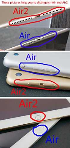 iPad PU Leder Tasche Smart Cover Folio iPad Case Hülle Tasche Schutzhülle Etui für Apple iPad Air - 4