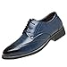Produktbild FNKDOR Schuhe Herren Britischer Stil Spitz Geschäft Lederschuhe Hohl Atmungsaktiv Berufsschuhe Schnürsenkel Nähloch Muster Freizeit Kleid Schuhe Marine 46 EU/47CN