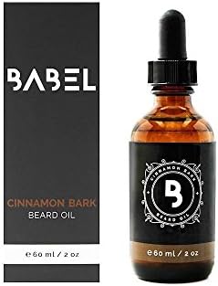 Babel Alchemy Beard Oil for Men, Certified USDA Organic, 60ml / 2oz, Cinnamon Bark