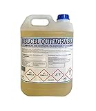Elimina grasa con facilidad DELCEL QUITA-GRASAS ALCALINO Para cocinas, suelos y superficies muy sucias (5kgrs)