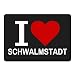 Produktbild Mousepad Classic I Love Schwalmstadt schwarz