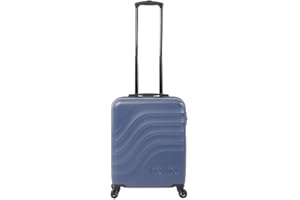 TOTTO - Maleta Trolley Cabina, Modelo Bazy, 55 x 40 x 20 cm, Capacidad 35 L, Alta Resistencia a Impactos, Ruedas 360º, Manija Telescópica, Correas de Compresión Internas, Candado TSA, Color Azul