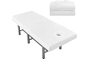 2 stycken dra-på-överdrag för massagesäng med hål, 80 x 190 cm vattentätt och oljebeständigt överdrag för massagesängar, tvät