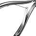 Chooling Cuticle Nipper (with Double Springs) for Cuticles, Dead Skins and Hangnails, 6.3 mm Jaw Cuticle Cutter and Remover - Ideal Size Jaw Cuticle Clipper to Cut Any part of Dead Skin