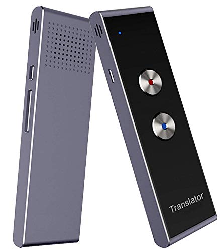 Electrónicos Traductores,2.4G Traductor de 30+ Idiomas Portátil Bluetooth, Intérprete Inteligente de Tiempo Real Idioma Traductor Multilingüe para Viajar, Aprender, Reunión de Negocios, etc.