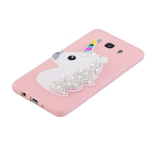 Funda de Silicona para el Samsung Galaxy J5 2016 SM-J510F Silingsan
Silicone Case Carcasa TPU Transparente Funda de Dise o nico Carcasa
Flexible Suave Resistente a los Ara azos Cover Funda Protectora
Completa Absorci n de Choque Case - Unicornio Rosado